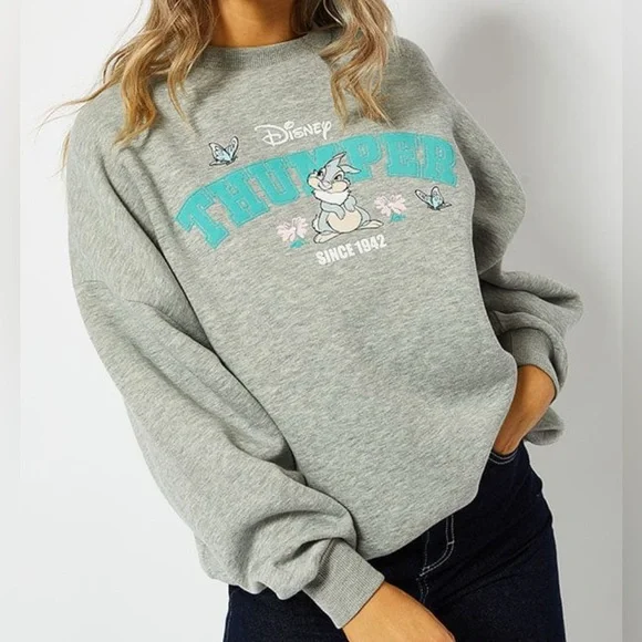 NEW Bambi Thumper Disney Sweatshirt XLarge - Picture 1 of 10